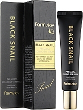 УЦІНКА Сироватка-ролер для шкіри навколо очей - FarmStay Black Snail Premium Rolling Eye Serum * — фото N2