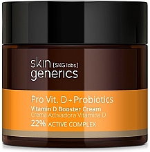 Парфумерія, косметика Крем для обличчя - Skin Generics Pro Vit. D + Probiotics Vitamin D Booster Cream 22%