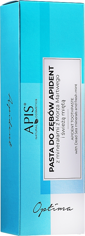 Зубна паста з мінералами Мертвого моря - APIS Professional Optima — фото N2