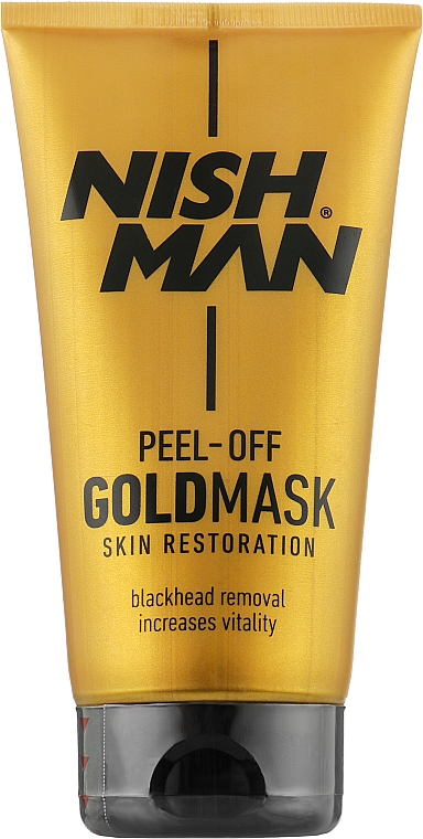 Золотая маска для лица - Nishman Peel-Off Gold Mask — фото N1