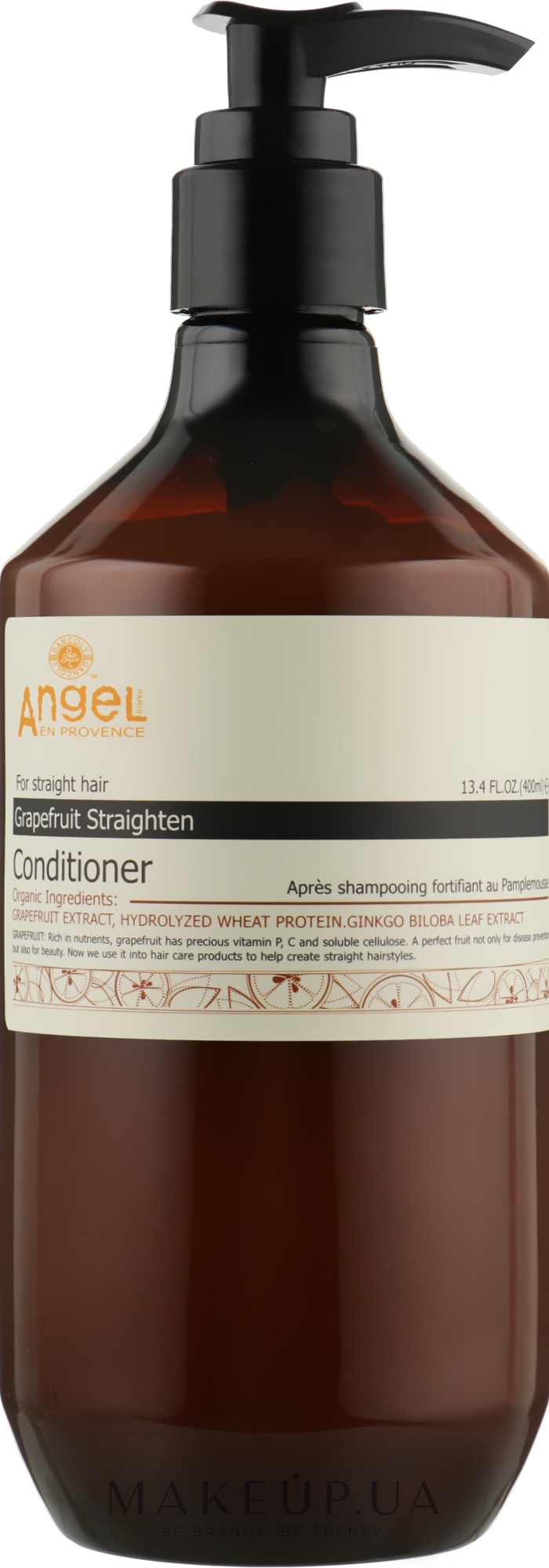 Кондиционер для прямых волос с экстрактом грейпфрута - Angel Professional Paris Provence Grapefruit Straighten Conditioner — фото 400ml