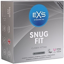 Парфумерія, косметика Презервативи, які щільно прилягають, 48 шт. - EXS Condoms Snug Fit