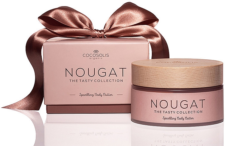 Олія для тіла - Cocosolis The Tasty Collection Nougat Sparkling Body Butter — фото N2