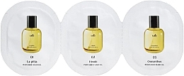 Набор пробников парфюмированных масел для волос - La'dor Perfumed Hair Oil Pouch (h/oil/3x1g) — фото N1