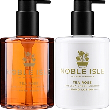 Noble Isle Tea Rose - Набор (h/soap/250ml + h/lot/250ml) — фото N2