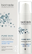 Сироватка з гіалуроновою кислотою та ніацинамідом для інтенсивного зволоження шкіри - Biotrade Pure Skin — фото N2