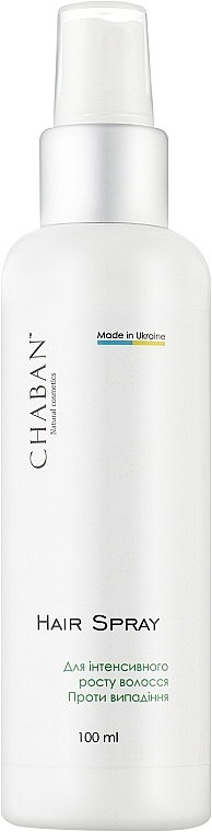 Спрей для інтенсивного росту волосся. Проти випадіння - Chaban Natural Cosmetics Hair Spray — фото N2