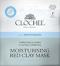 Духи, Парфюмерия, косметика Увлажняющая маска с красной глиной - Clochee Moisturising Red Clay Mask