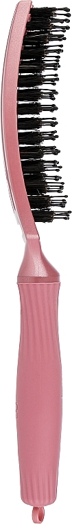 Щітка для волосся - Olivia Garden Finger Brush Combo Amore Pearl Pink Medium — фото N2