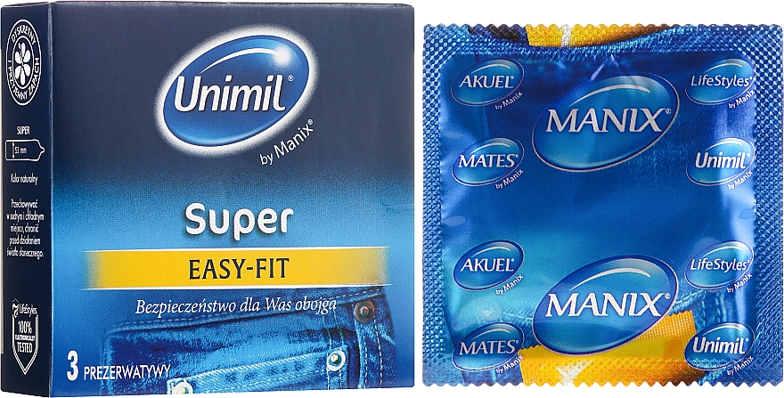 Презервативы, 3 шт - Unimil Super — фото N1