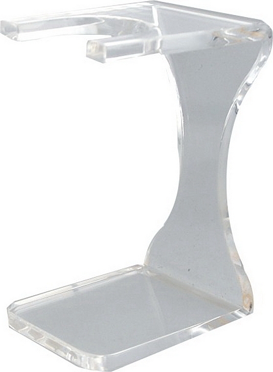 Підставка для помазка, прозора - Golddachs Plastic Transparent Shaving Brush Stand — фото N1