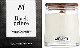Ароматична свічка "Black Prince" - Menuet Scented Candle — фото N2