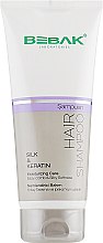 Парфумерія, косметика Шампунь для волосся з шовком і кератином - Bebak Laboratories Silk & Keratin Hair Shampoo