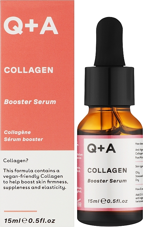 Сироватка для обличчя з колагеном - Q+A Collagen Booster Serum — фото N2