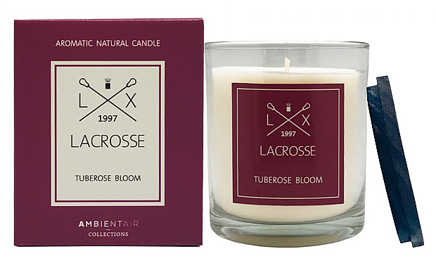 Ароматична свічка "Тубероза" - Ambientair Lacrosse Tuberose Bloom — фото N1