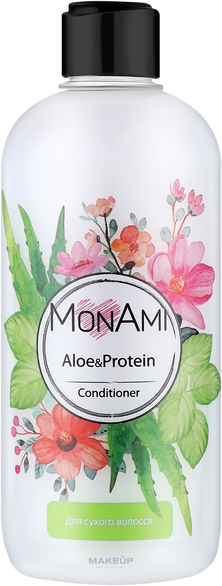 Кондиционер для сухих волос - MonAmi Aloe & Protein Conditioner — фото 500ml