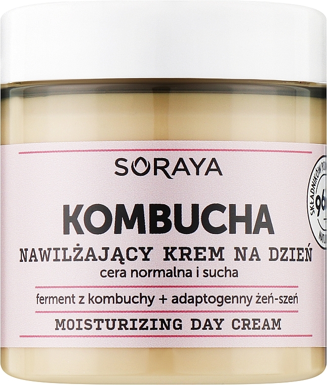 Зволожувальний денний крем для нормальної та сухої шкіри - Soraya Kombucha Moisturizing Day Cream — фото N1