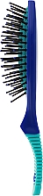 Гребінець для щоденного догляду Small, овальний, синьо-бірюзовий - "Ласкава" — фото N3