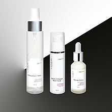 Набір для догляду за шкірою обличчя "45+"- Chaban Natural Cosmetics 45+ (tonic/100ml + serum/30ml + cr/30ml) — фото N2