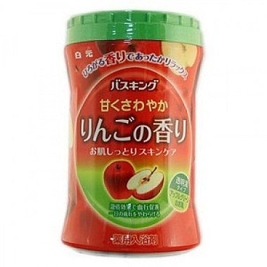 Сіль для ванн з відновлювальним ефектом "Аромат яблука", на основі вуглекислого газу - Hakugen Bath King — фото N1