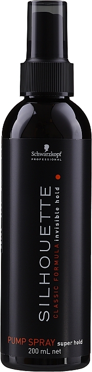 Спрей для волосся сильної фіксації - Schwarzkopf Professional Silhouette Pumpspray Super Hold * — фото N3