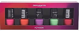 Парфумерія, косметика Dermacol I Love Neon Nail Polish (nail/polish/5x5ml) - Набір