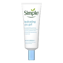 Зволожувальний гель для області навколо очей - Simple Water Boost Hydrating Eye Gel — фото N1