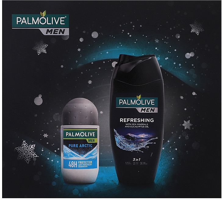 Подарочный набор "Северный океан" - Palmolive Men (sh/gel/250ml + deo/50ml)