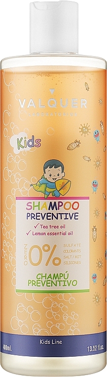 Профілактичний шампунь для дітей - Valquer Child Preventive Shampoo — фото N1