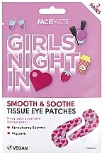 Духи, Парфюмерия, косметика Разглаживающие патчи для глаз - Face Facts Girls Night In Smoothing Eye Patches