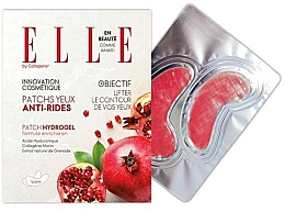 Парфумерія, косметика Гідрогелеві патчі з екстрактом граната - Collagena Paris Elle Pomegranate Anti-Wrinkle Hydrogel Patches