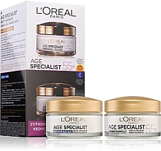 Набор - L'Oreal Paris Age Expert 55+ (cr/50ml + cr/50ml) — фото N2