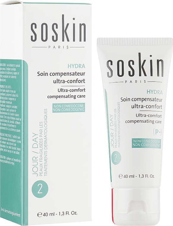 Ультразволожувальний крем для проблемної шкіри обличчя - Soskin Hydra Ultra-Comfort Compensating Care — фото N2