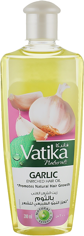 Масло для волосся з екстрактом часнику - Dabur Vatika Garlic Hair Oil