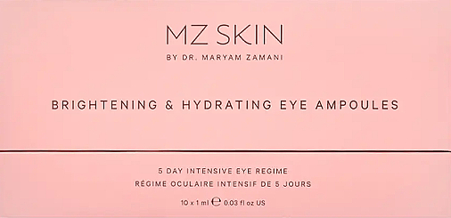 Ампульна сироватка для шкіри навколо очей - MZ Skin Brightening & Hydrating Eye Ampoules — фото N1