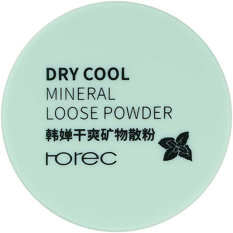 Бесцветная минеральная пудра для матирования лица - Rorec Dry Cool Mineral Loose Powder — фото N2