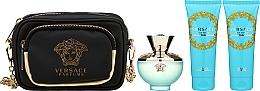 Versace Dylan Turquoise pour Femme - Набір (edt/100ml + b/lot/100ml + sh/gel/100ml + bag) — фото N2
