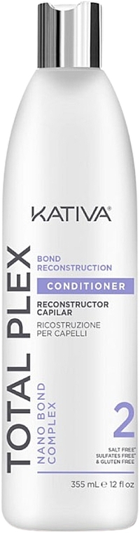 Кондиціонер для волосся - Kativa Total Plex Conditioner — фото N1