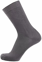 Шкарпетки для чоловіків 2142, темно-сірі - Duna — фото N1