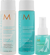 Набор - Moroccanoil Color Complete Holiday Set (shmp/250ml + h/cond/250ml + h/spr/50ml) — фото N2