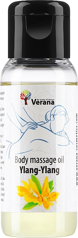 Масажна олія для тіла "Ylang-Ylang" - Verana Body Massage Oil — фото N1