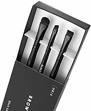 Набір пензлів - Okis Brow Brush Set Black Limited Edition — фото N4