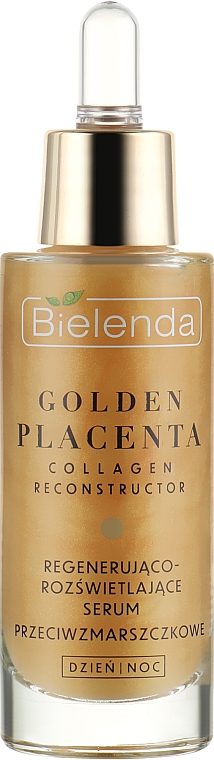 Відновлювальна й освітлювальна сироватка проти зморщок - Bielenda Golden Placenta Collagen Reconstructor