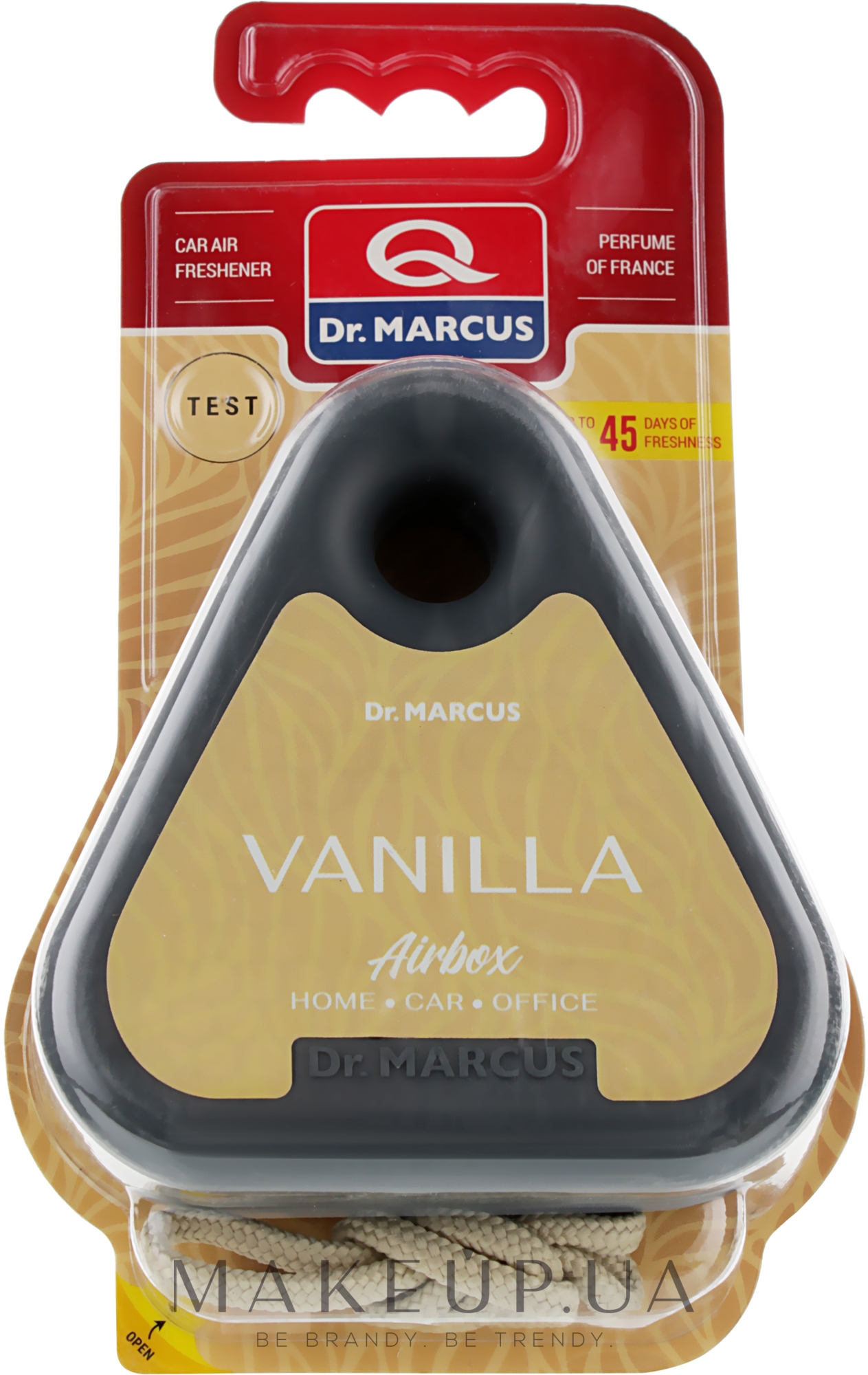 Ароматизатор повітря для автомобіля "Ваніль" - Dr.Marcus Airbox Vanilla — фото 56ml