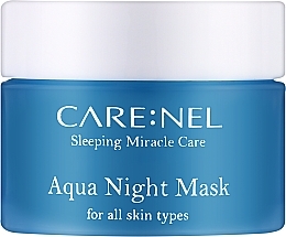 Нічна зволожувальна маска для обличчя - Carenel Aqua Night Sleeping Mask — фото N1