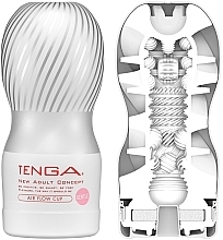 Одноразовый вакуумный мастурбатор, серебристый - Tenga Air Flow Cup Gentle — фото N4
