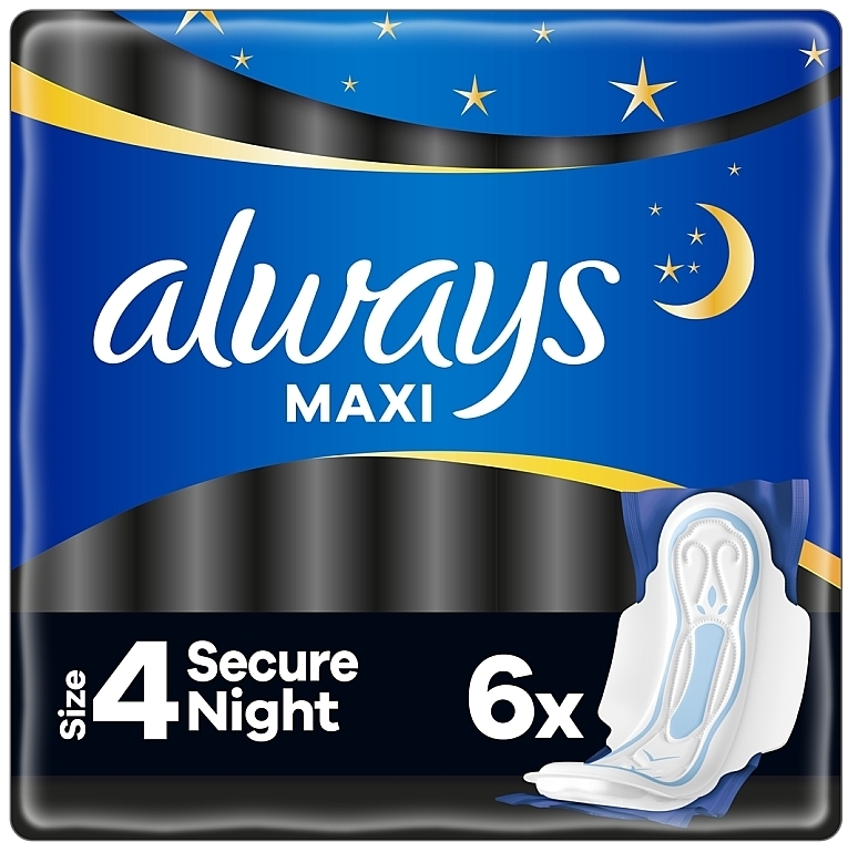 Гигиенические прокладки, 6 шт. - Always Classic Night Maxi — фото N1