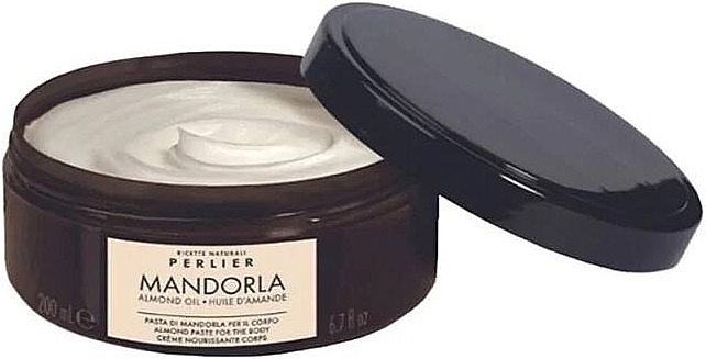 Крем-паста для тіла, мигдальна - Perlier Almond Oil Paste Body Cream — фото N1