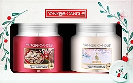 Набір свічок - Yankee Candle Snow Globe Wonderland 2 Medium Candle (candle/2x411g) — фото N1