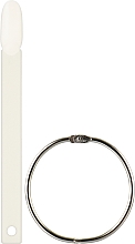 Палитра-веер для нанесения лаков овальной формы, 50 типс, натуральный - Kodi Professional  — фото N1